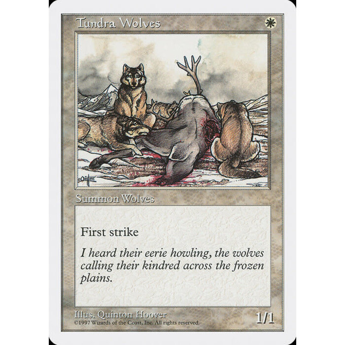 Magic: The Gathering Tundra Wolves (066) Near Mint