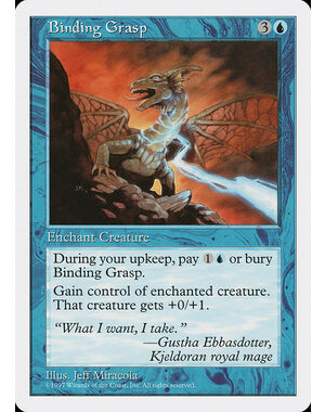 Magic: The Gathering Binding Grasp (074) Lightly Played