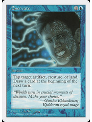 Magic: The Gathering Enervate (084) Lightly Played