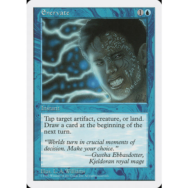 Magic: The Gathering Enervate (084) Lightly Played