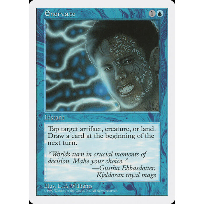 Magic: The Gathering Enervate (084) Lightly Played