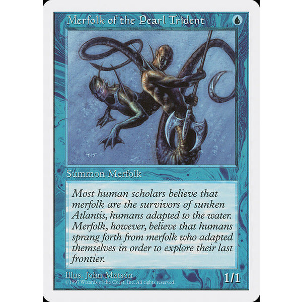 Magic: The Gathering Merfolk of the Pearl Trident (104) Lightly Played