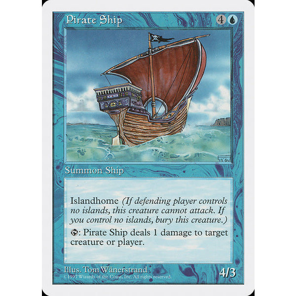 Magic: The Gathering Pirate Ship (109) Lightly Played