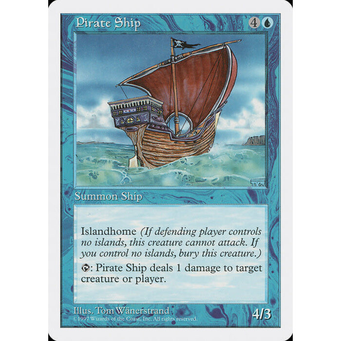 Magic: The Gathering Pirate Ship (109) Lightly Played