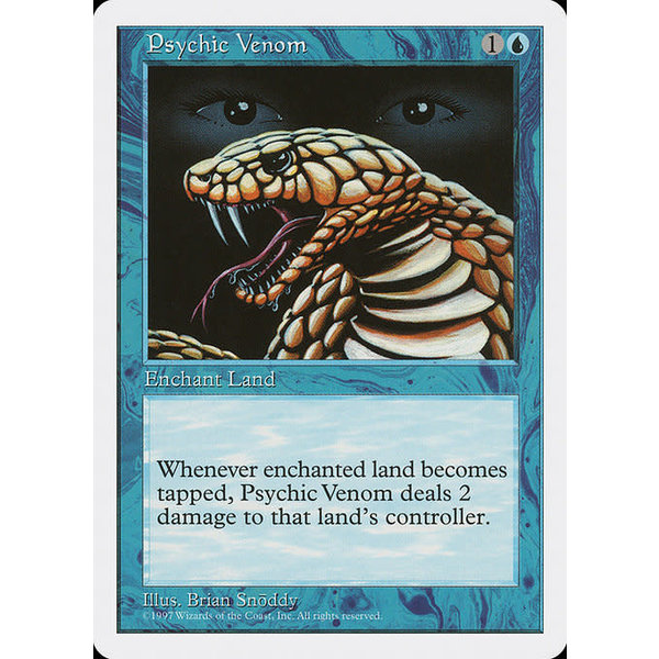 Magic: The Gathering Psychic Venom (113) Lightly Played
