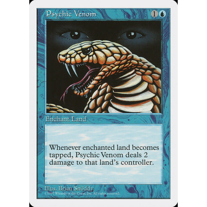 Magic: The Gathering Psychic Venom (113) Lightly Played
