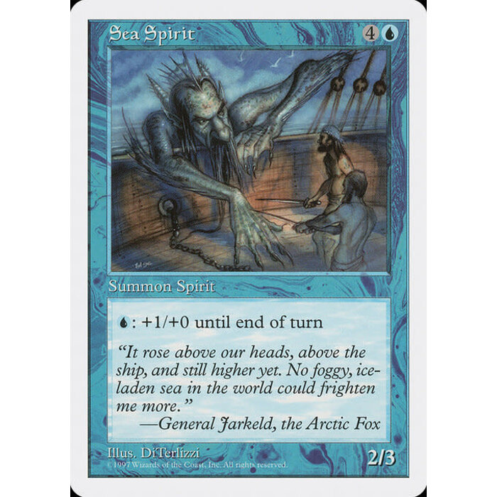 Magic: The Gathering Sea Spirit (119) Lightly Played