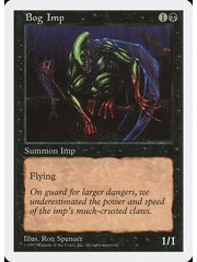 Magic: The Gathering Bog Imp (145) Lightly Played