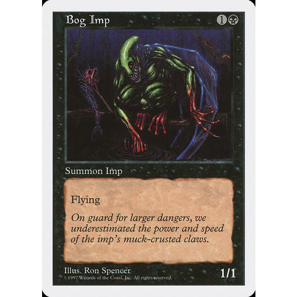 Magic: The Gathering Bog Imp (145) Lightly Played