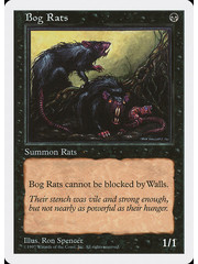 Magic: The Gathering Bog Rats (146) Lightly Played