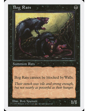 Magic: The Gathering Bog Rats (146) Lightly Played