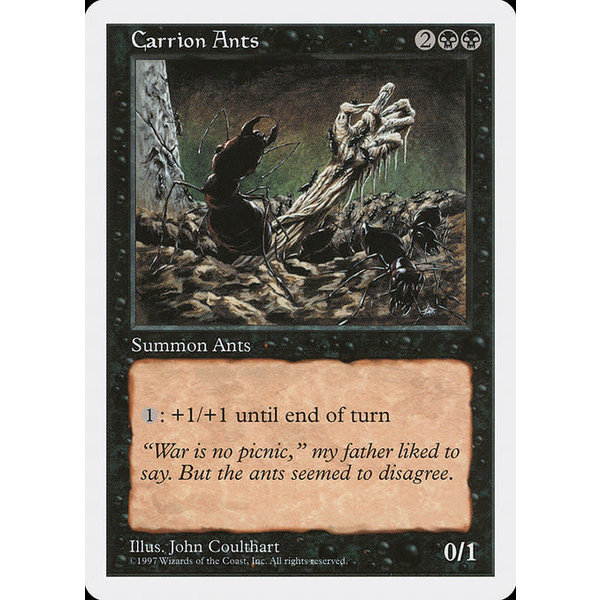 Magic: The Gathering Carrion Ants (150) Lightly Played