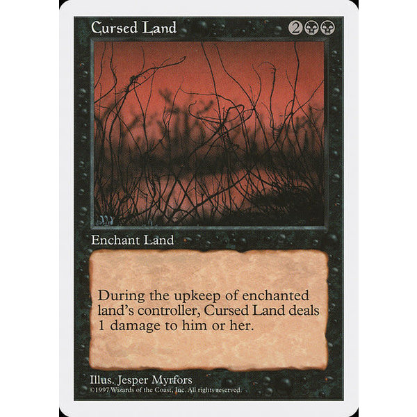 Magic: The Gathering Cursed Land (152) Lightly Played