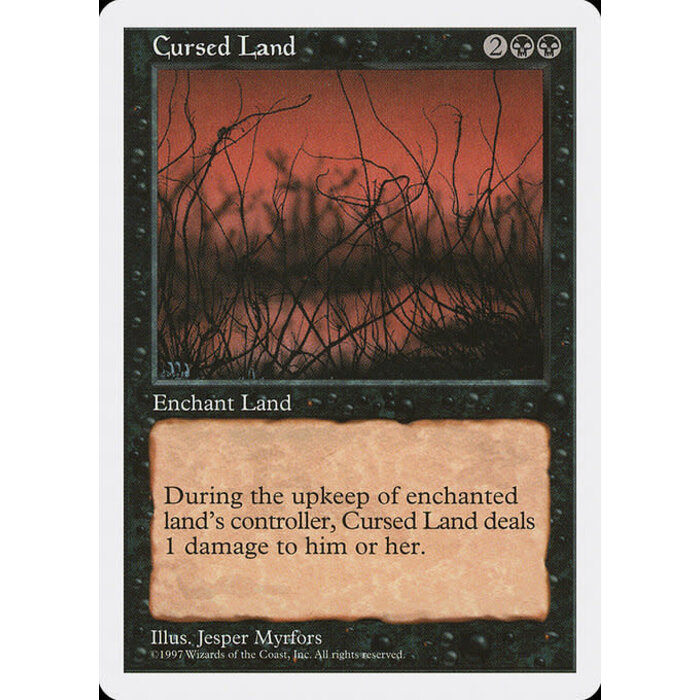 Magic: The Gathering Cursed Land (152) Lightly Played
