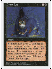 Magic: The Gathering Drain Life (156) Lightly Played