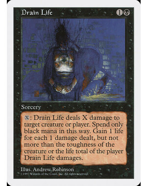 Magic: The Gathering Drain Life (156) Lightly Played