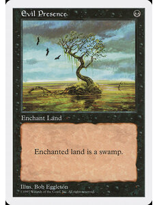 Magic: The Gathering Evil Presence (160) Lightly Played