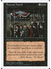 Magic: The Gathering Funeral March (164) Lightly Played