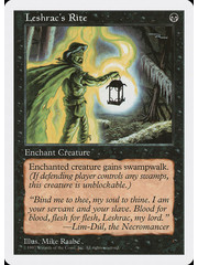 Magic: The Gathering Leshrac's Rite (173) Lightly Played