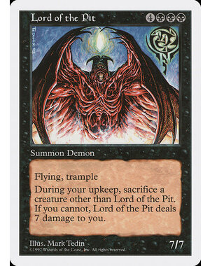 Magic: The Gathering Lord of the Pit (174) Lightly Played