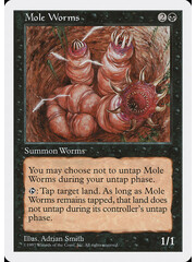 Magic: The Gathering Mole Worms (179) Lightly Played
