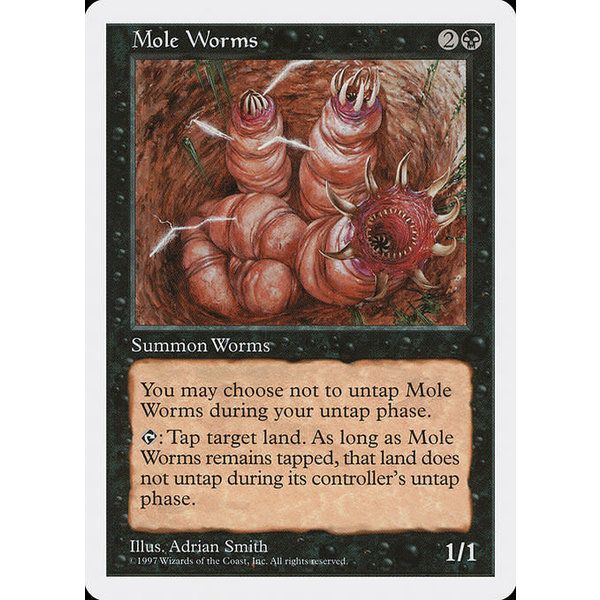 Magic: The Gathering Mole Worms (179) Lightly Played