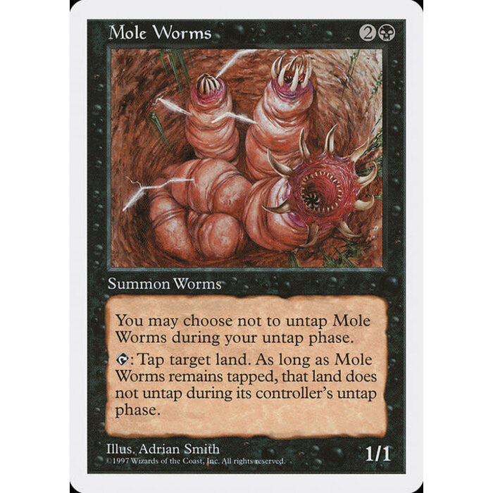 Magic: The Gathering Mole Worms (179) Lightly Played
