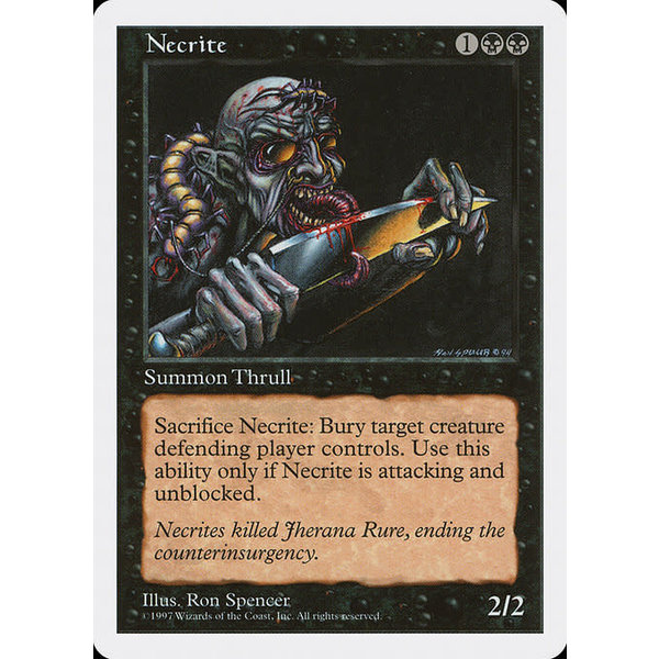 Magic: The Gathering Necrite (181) Lightly Played