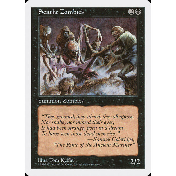 Magic: The Gathering Scathe Zombies (192) Lightly Played