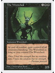 Magic: The Gathering The Wretched (197) Lightly Played