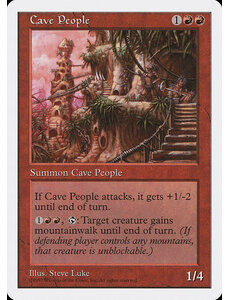 Magic: The Gathering Cave People (215) Lightly Played