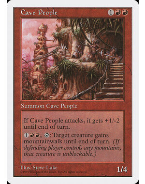 Magic: The Gathering Cave People (215) Lightly Played