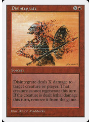 Magic: The Gathering Disintegrate (219) Lightly Played