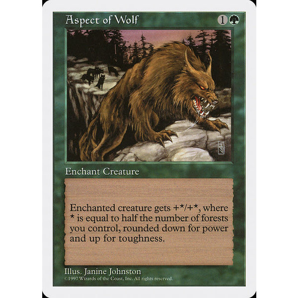 Magic: The Gathering Aspect of Wolf (278) Near Mint
