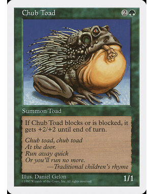Magic: The Gathering Chub Toad (283) Lightly Played