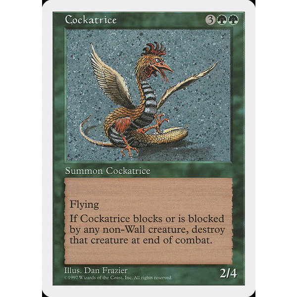 Magic: The Gathering Cockatrice (284) Lightly Played