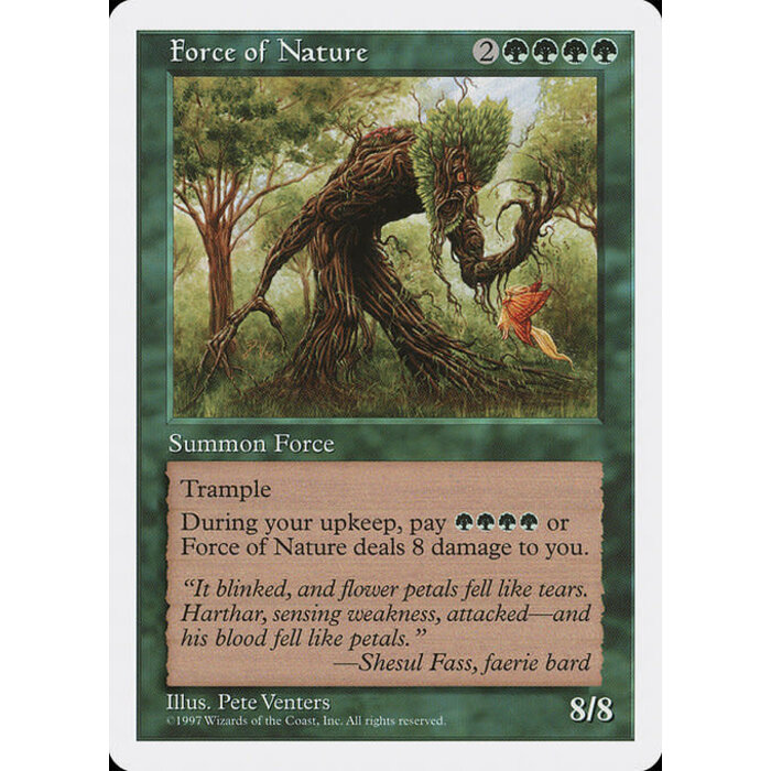 Magic: The Gathering Force of Nature (294) Lightly Played