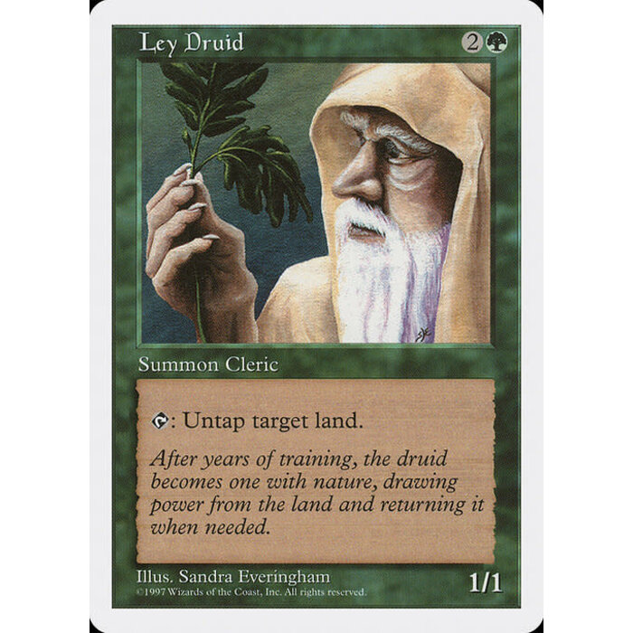 Magic: The Gathering Ley Druid (308) Lightly Played