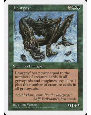 Magic: The Gathering Lhurgoyf (309) Lightly Played
