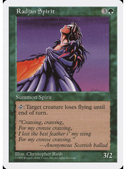 Magic: The Gathering Radjan Spirit (320) Lightly Played