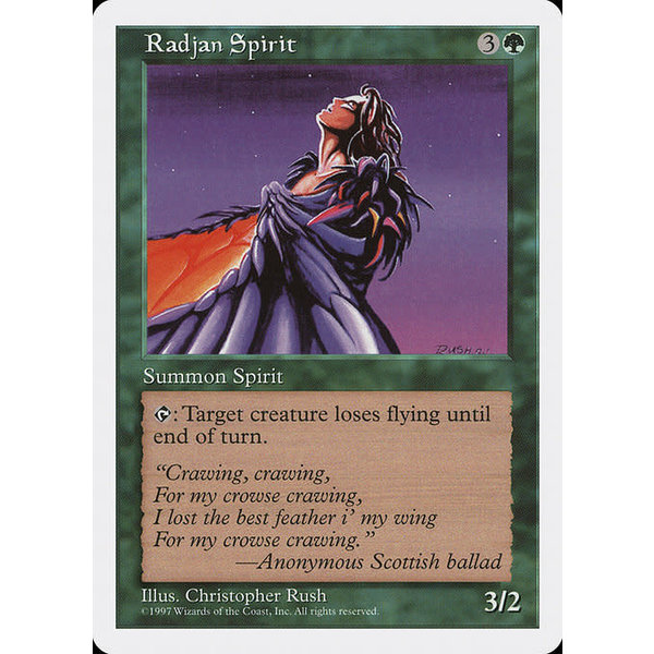 Magic: The Gathering Radjan Spirit (320) Lightly Played