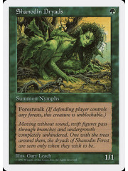 Magic: The Gathering Shanodin Dryads (325) Lightly Played