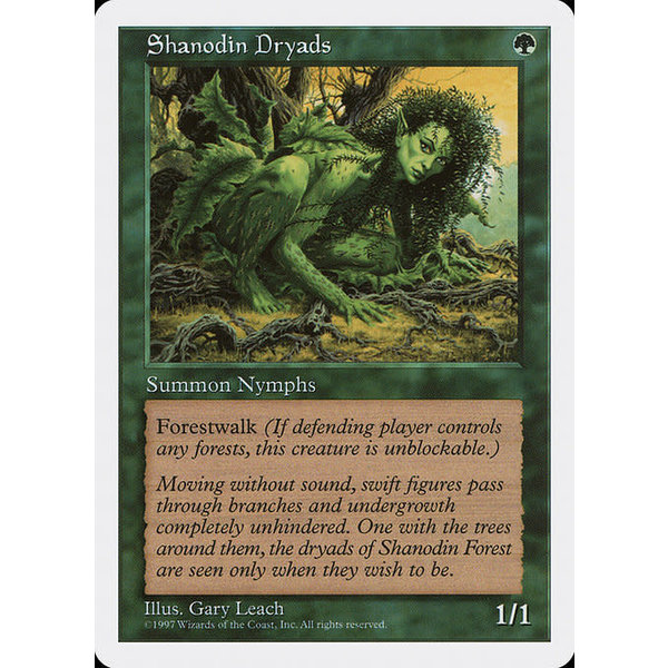 Magic: The Gathering Shanodin Dryads (325) Lightly Played