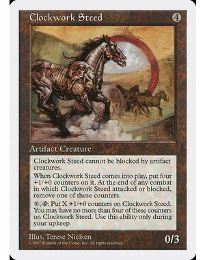 Magic: The Gathering Clockwork Steed (357) Moderately Played