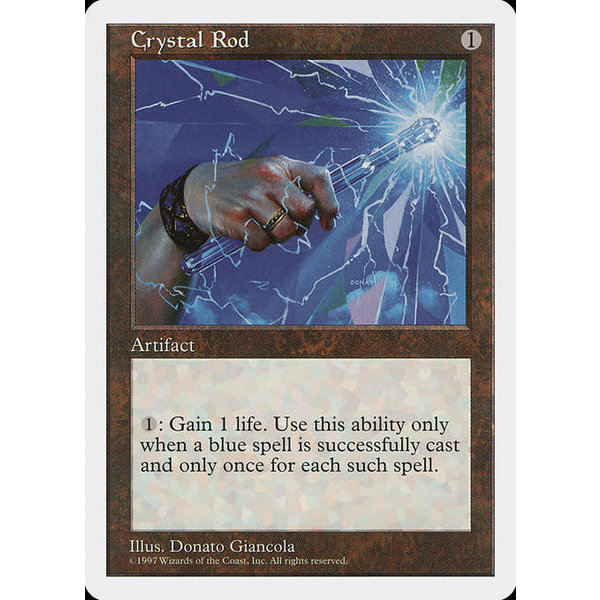 Magic: The Gathering Crystal Rod (361) Lightly Played