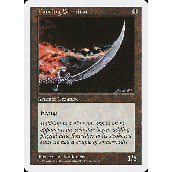 Magic: The Gathering Dancing Scimitar (362) Lightly Played