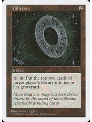 Magic: The Gathering Millstone (390) Moderately Played