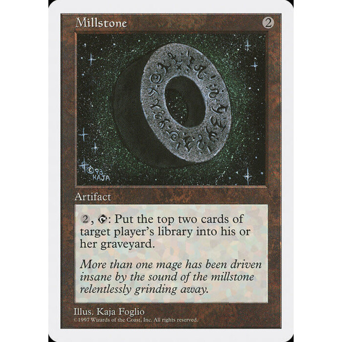Magic: The Gathering Millstone (390) Moderately Played