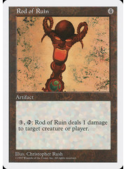 Magic: The Gathering Rod of Ruin (396) Lightly Played