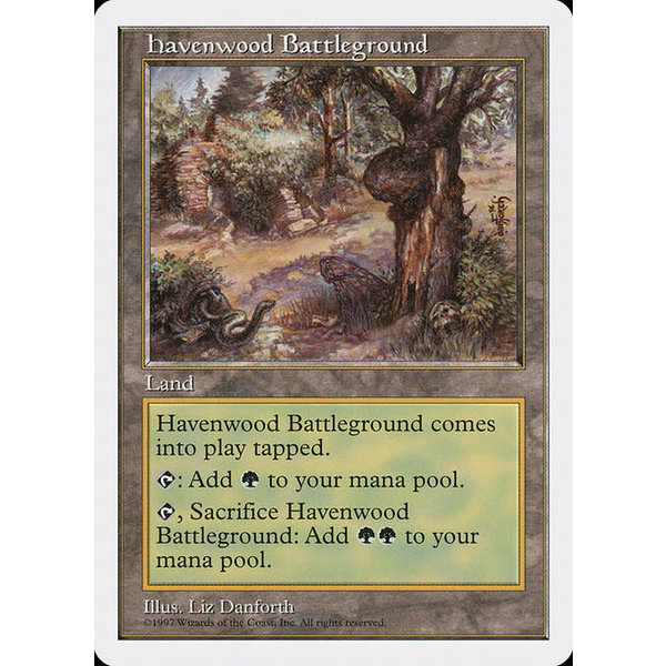Magic: The Gathering Havenwood Battleground (417) Lightly Played